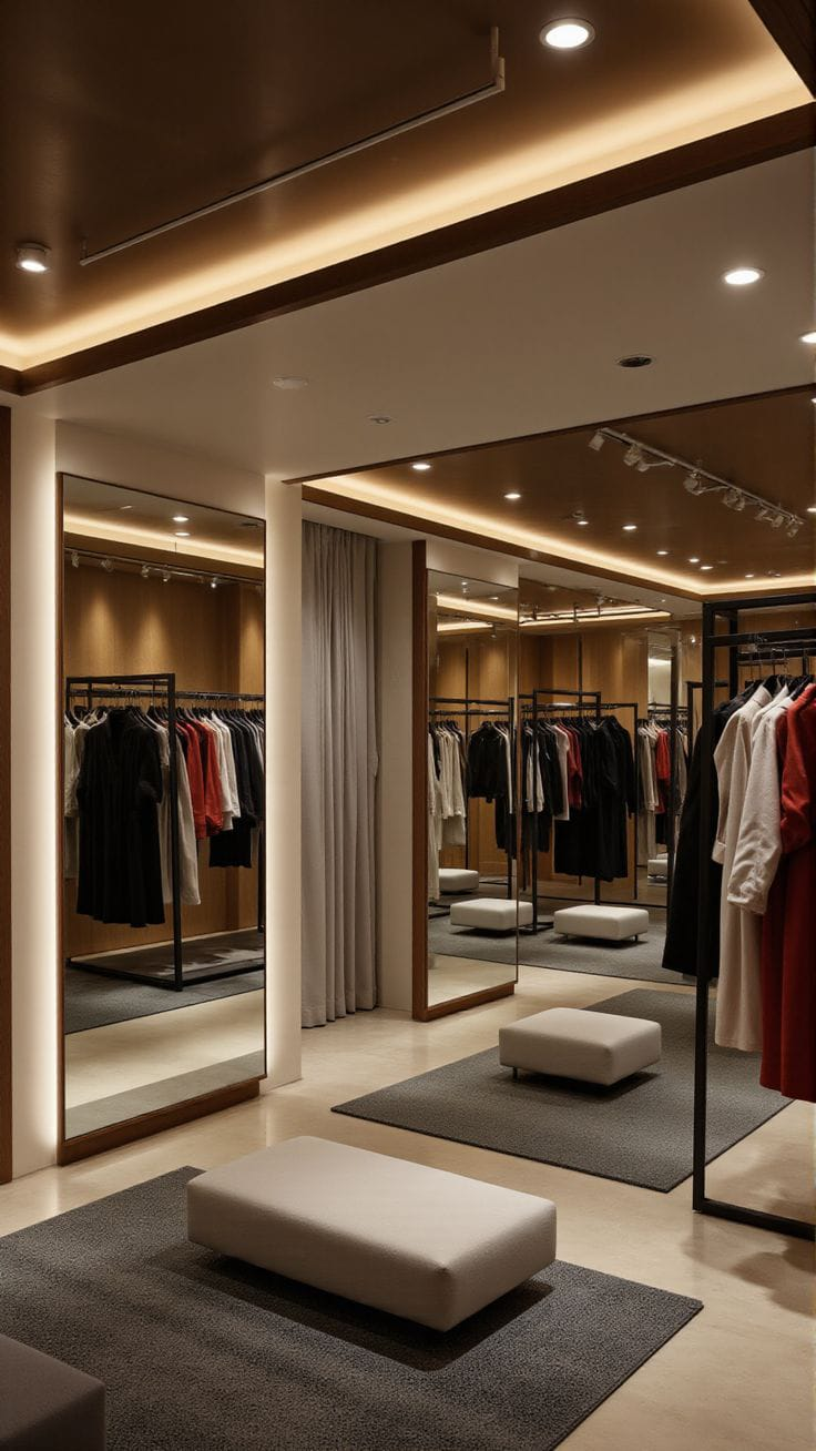 Shivara clothing displays